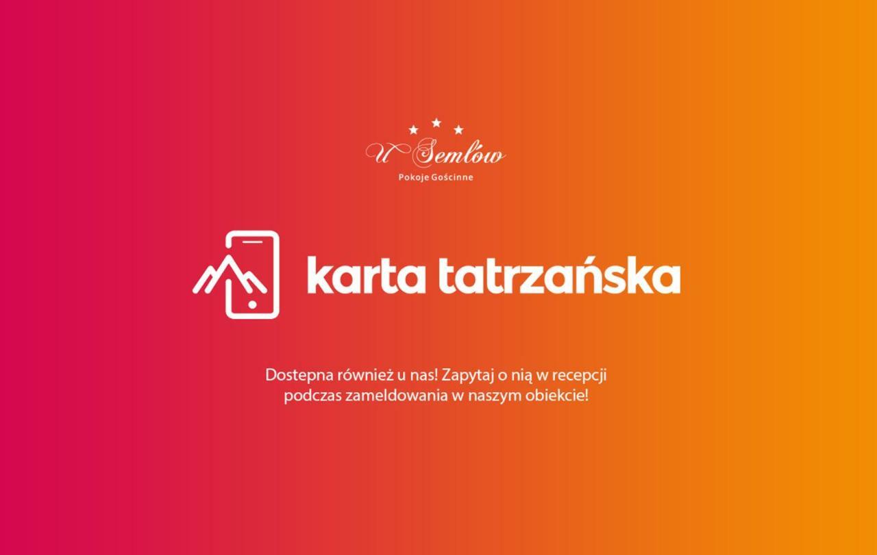 Pokoje gościnne U Semlów Bańska Exterior foto